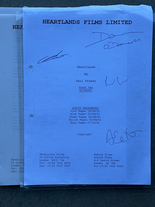 HEARTLANDS MOVIE: Director & Cast Signed Script from The MIRAMAX Archive