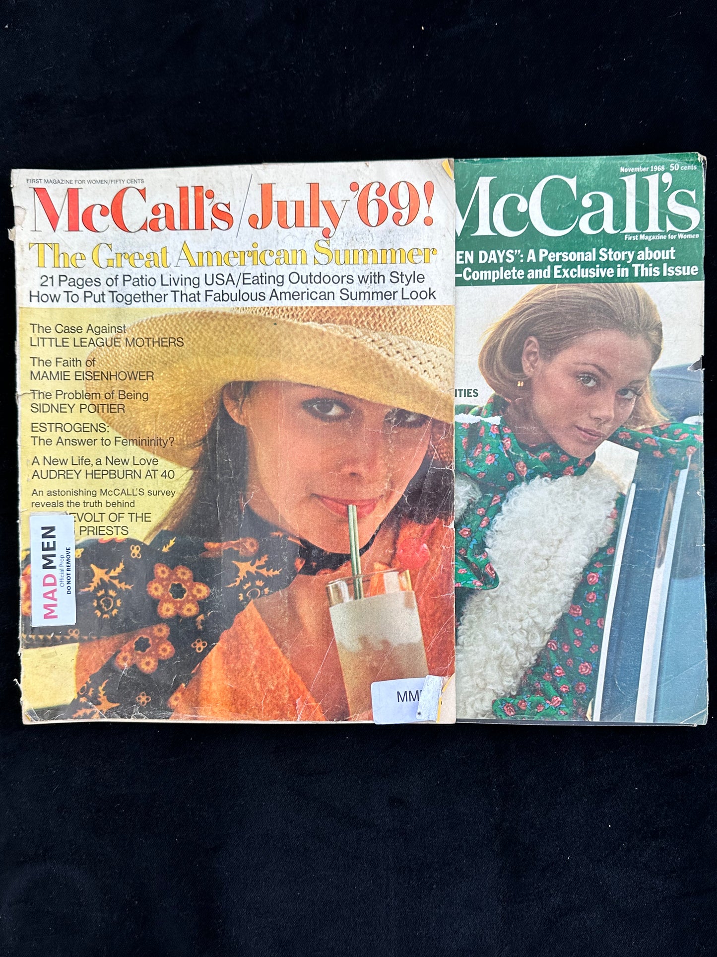 MAD MEN: Betty’s Misc. MAGAZINE 1960-1975 Set Decoration