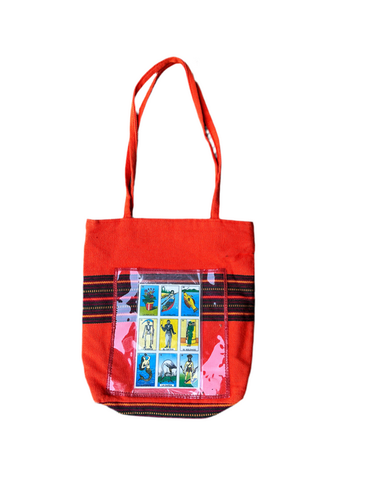 BROAD CITY: ILANA WEXLER'S Orange Spanish Print Tote Bag