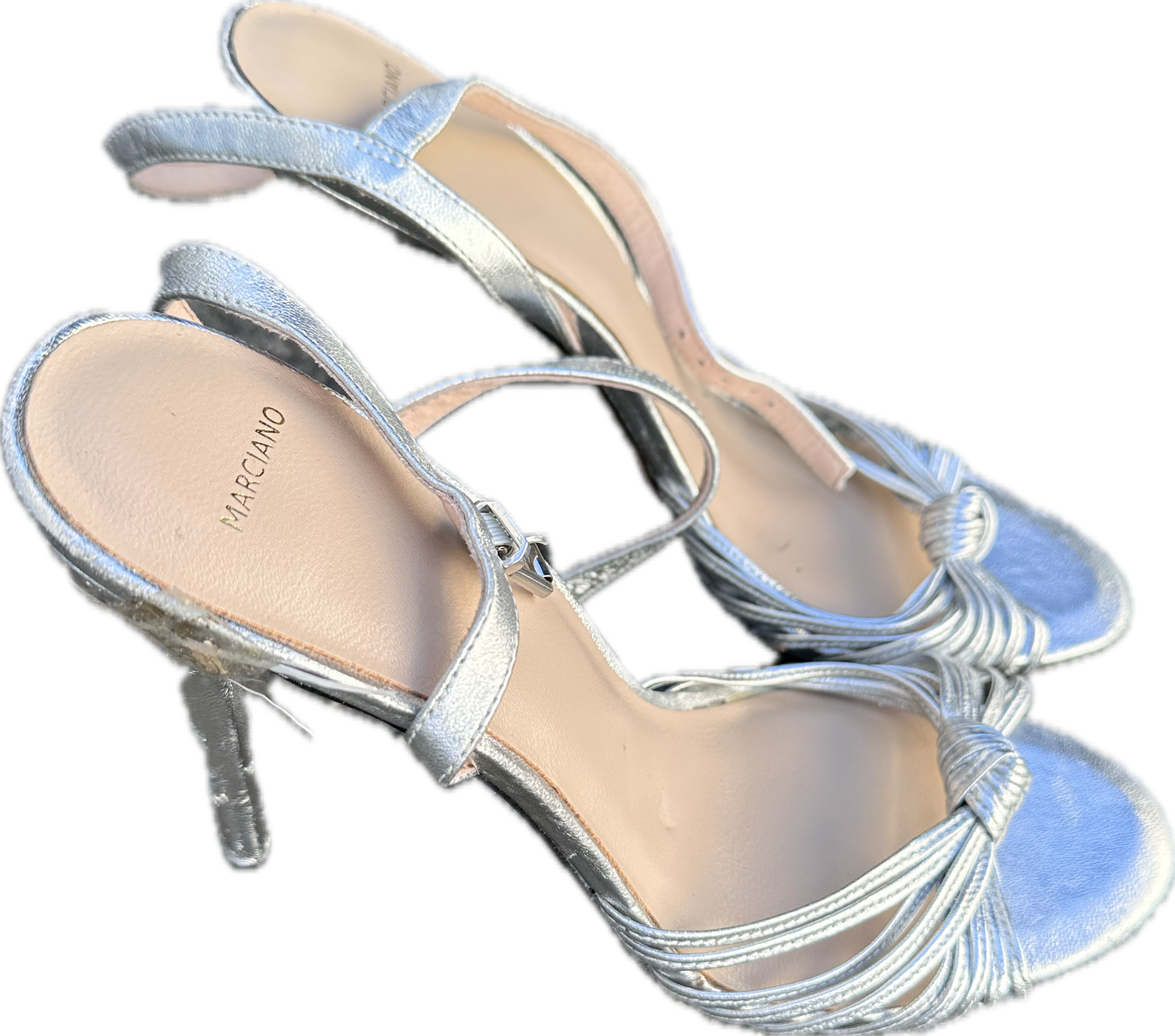 HOUSE: Dr Allison Cameron Marciano Silver High Heel Shoes (8)