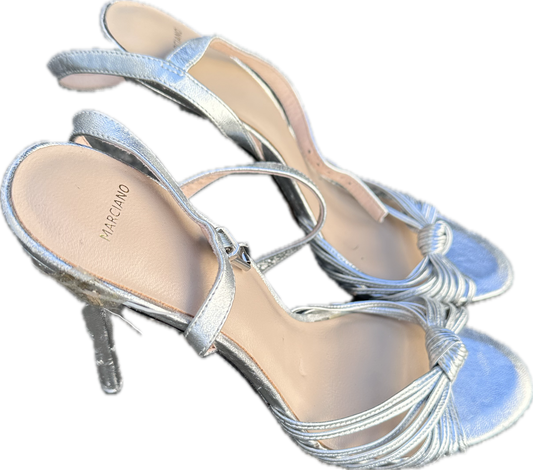 HOUSE: Dr Allison Cameron Marciano Silver High Heel Shoes (8)