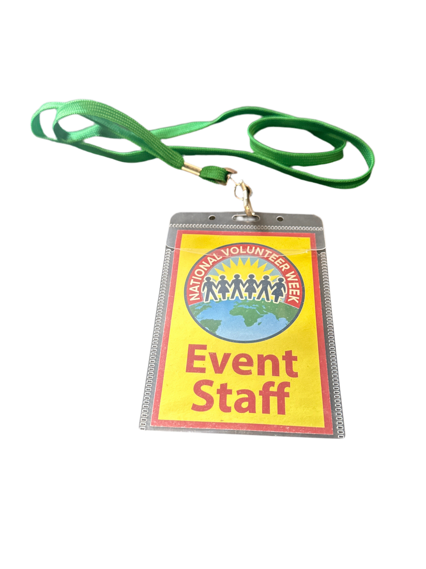 VEEP: Selina's Episode worn Volunteer Week T-Shirt and Badge (M)