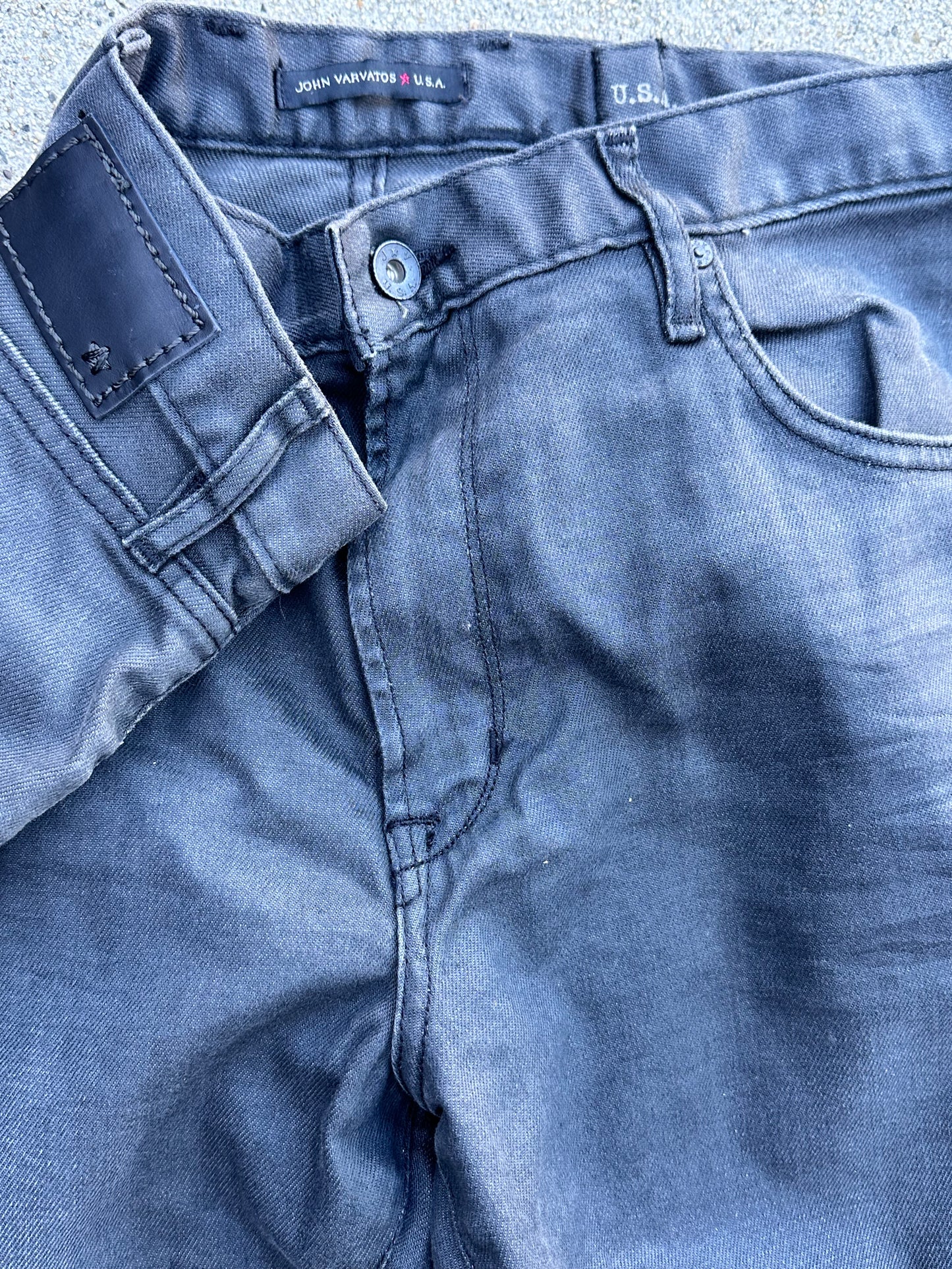 BALLERS: Spencer's HERO JOHN VARVATOS Grey Denim Jeans (38-40)