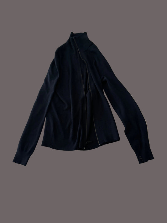 NEW GIRL: Nick’s HERO Perry Ellis Navy Blue Zip Sweater (S)