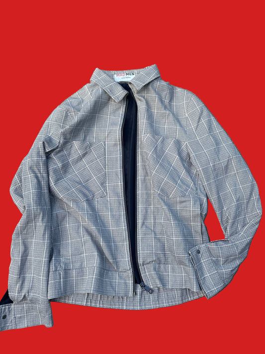 MAD MEN: Don Draper’s Vintage style Plaid Bomber Jacket (L)