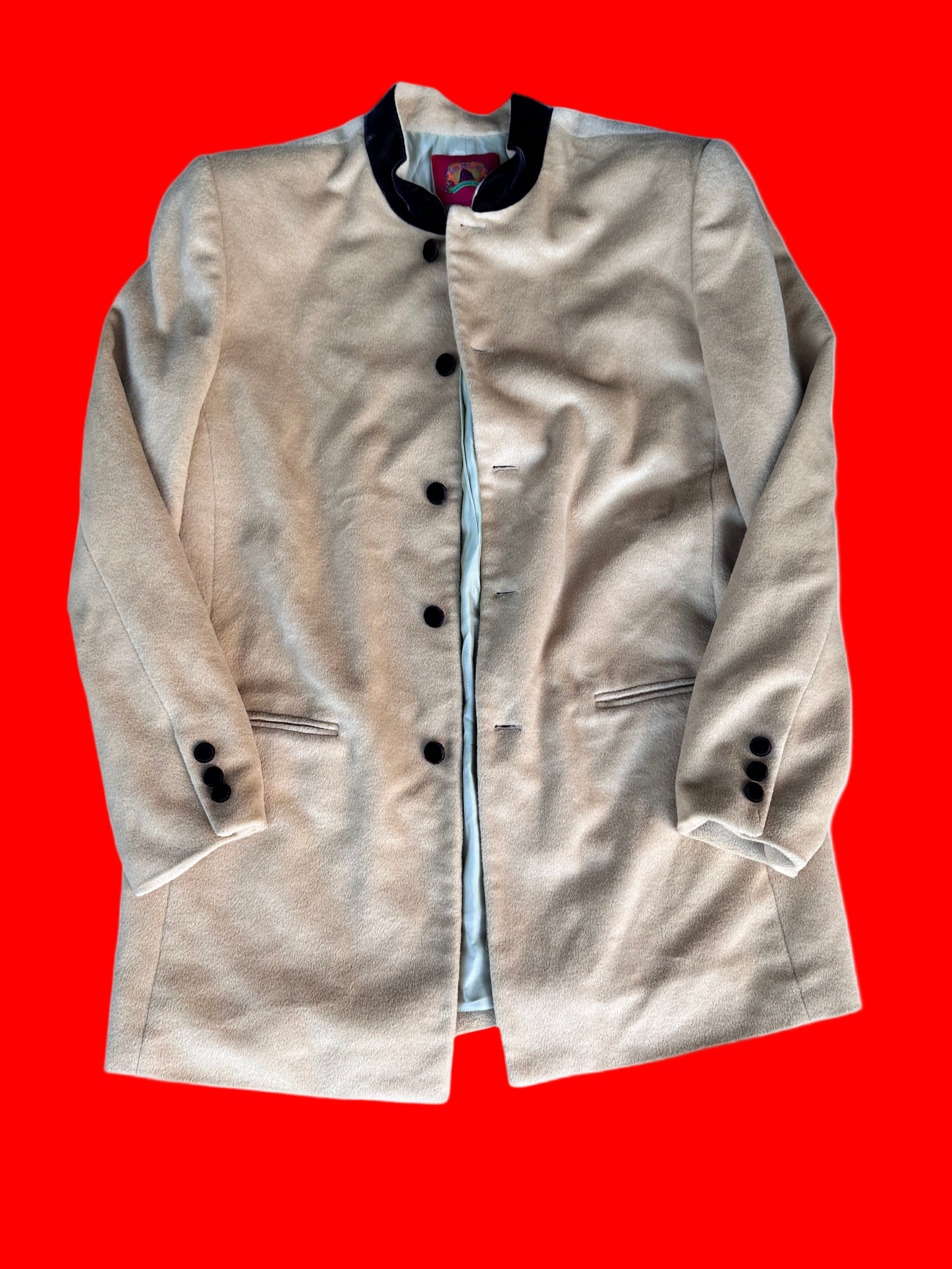 MAD MEN: Roger Sterling Brown Italian made Captain Jacket (42)