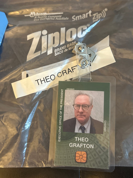 VEEP: THEO GRAFTON HERO Whitehouse ID Badge