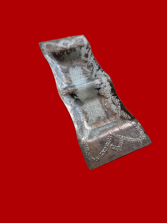 Mad Men: Don & Megan Draper Dinner Party Antique Candle Snuffer Tray and 2 Candles