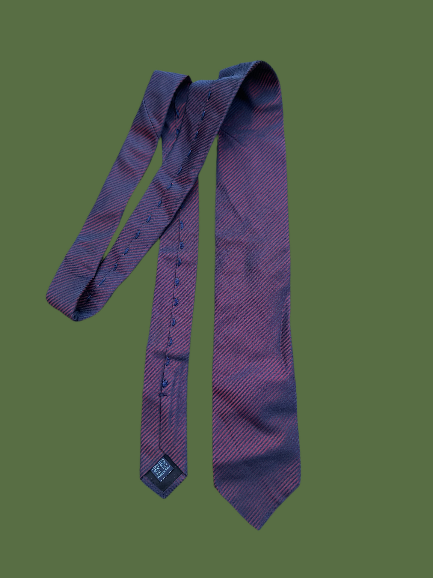 BALLERS: Spencer's HERO MASSIMO BIZZOCCHI Custom Silk Blue Necktie