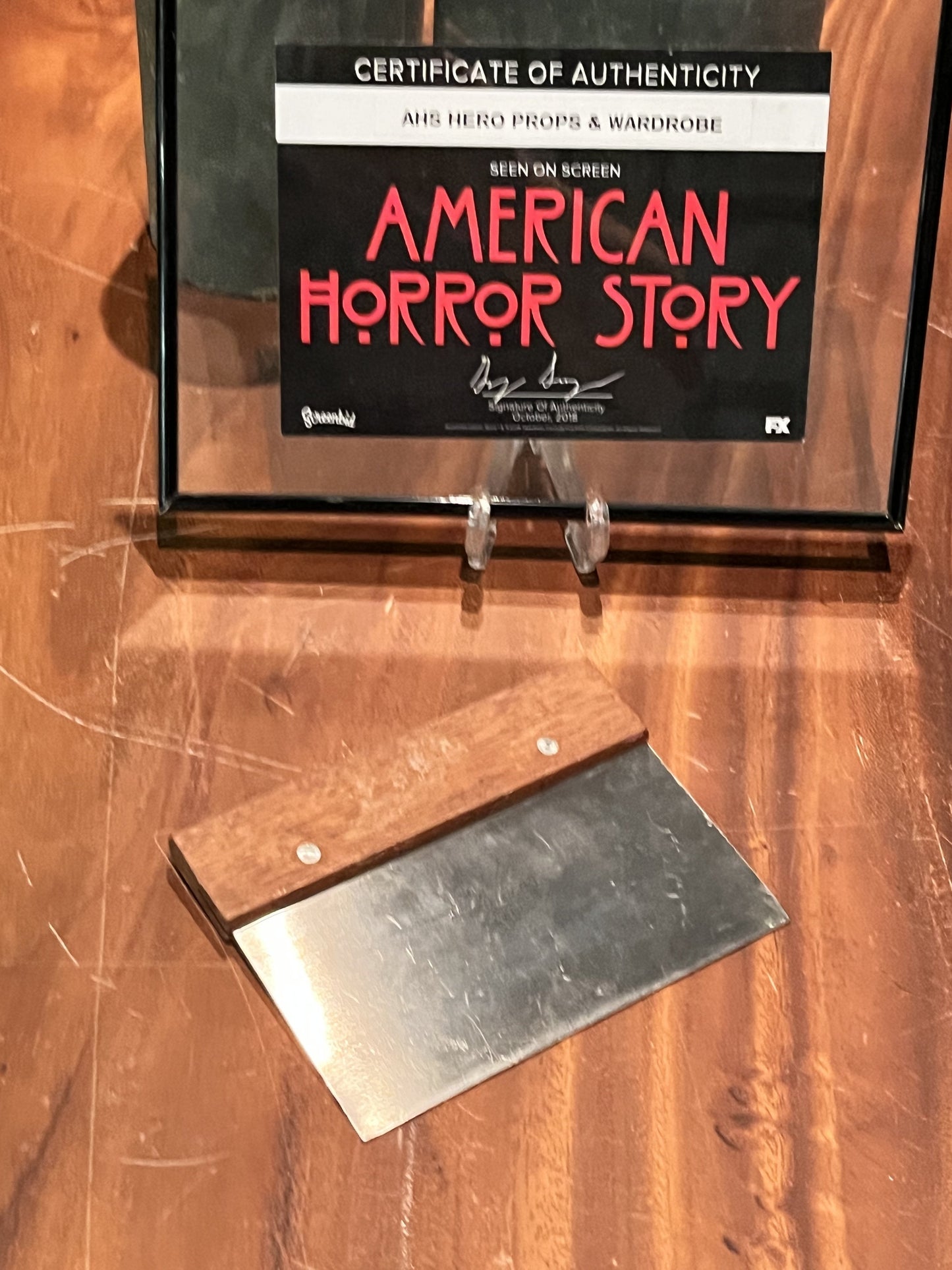 American Horror Story Asylum: Sister Judy's HERO Bakery Props