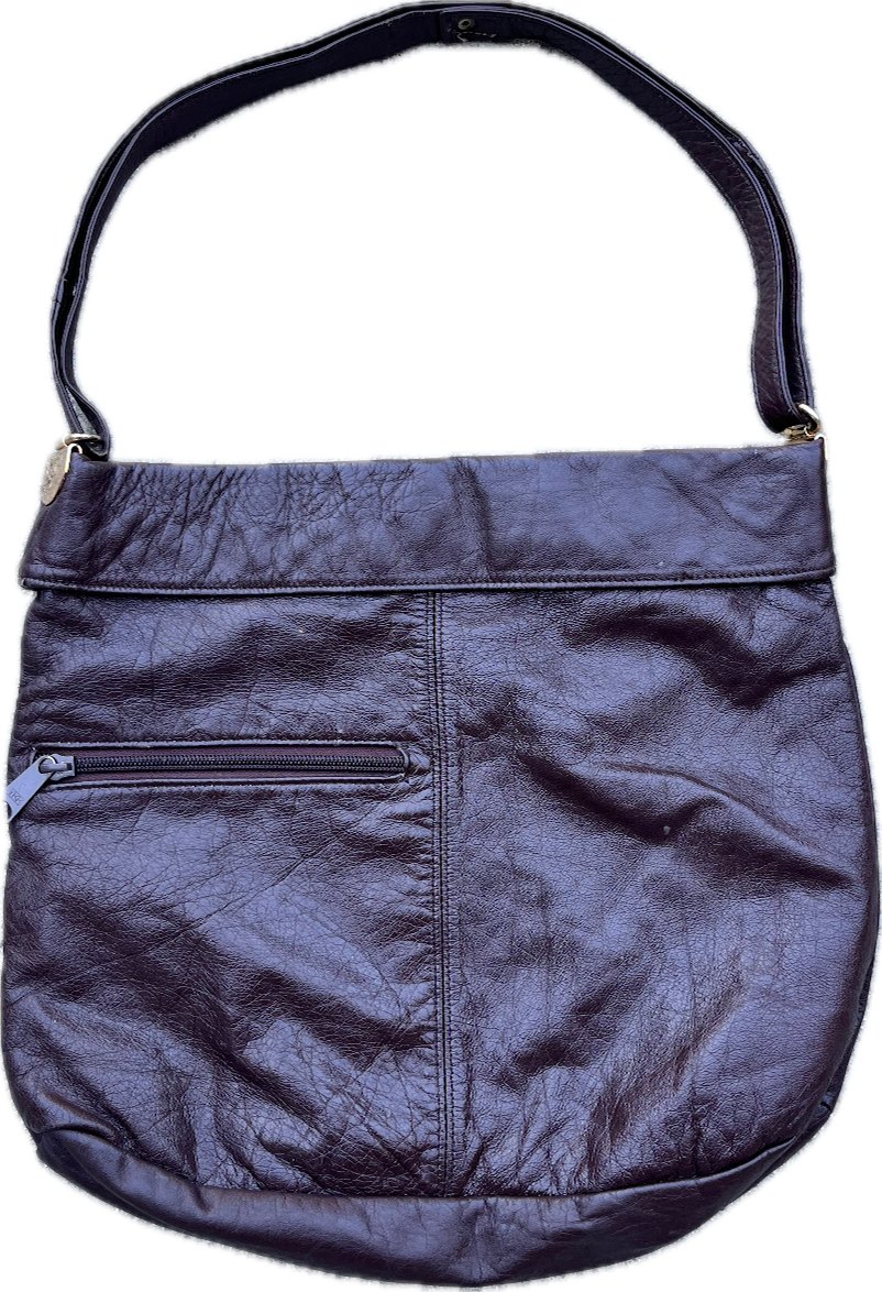 MAD MEN: Peggy's Mid Century American Made Leather Purse