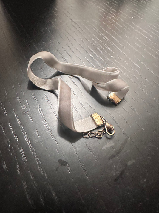 AHS Hotel: The Countess' Cloth Grey Choker Necklace