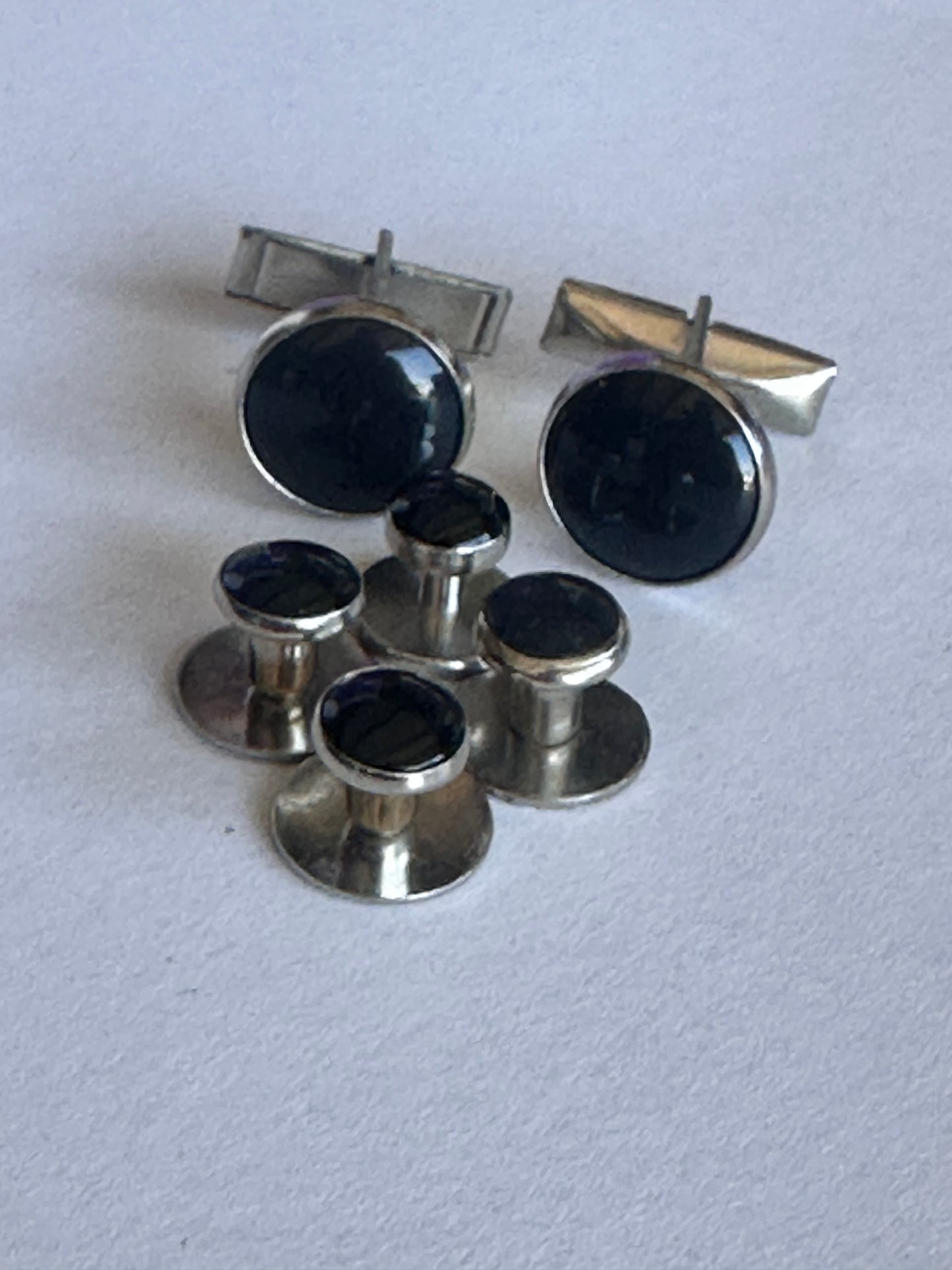 THE OFFICE: Jim’s Black Tuxedo Cufflinks and Buttons