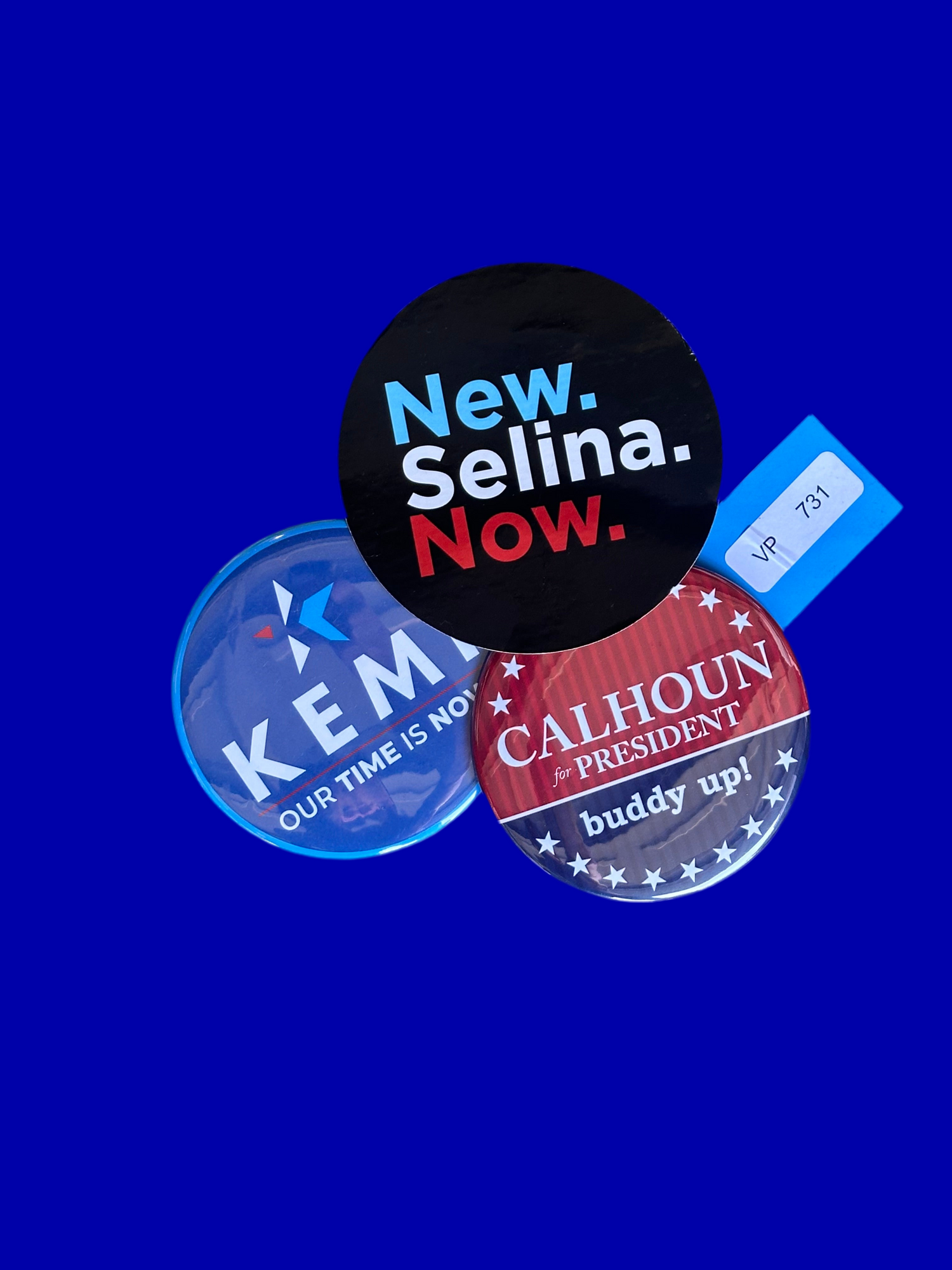 VEEP: Selina and Staff HERO Campaign Pins