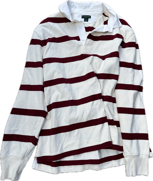 SILICON VALLEY: Dinesh's Longsleeve HERO J Crew  Rugby Shirt (M)