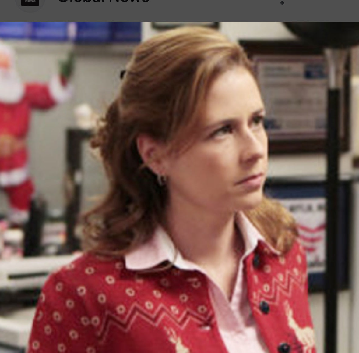 THE OFFICE: Pam Beesly's Production Used Semi-Hoop Earrings