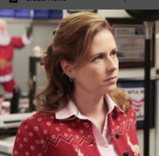 THE OFFICE: Pam Beesly's Production Used Semi-Hoop Earrings