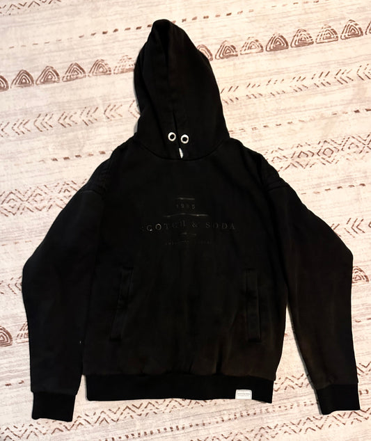 BALLERS: Ricky’s SCOTCH & SODA sun drenched Black Hoodie (M)