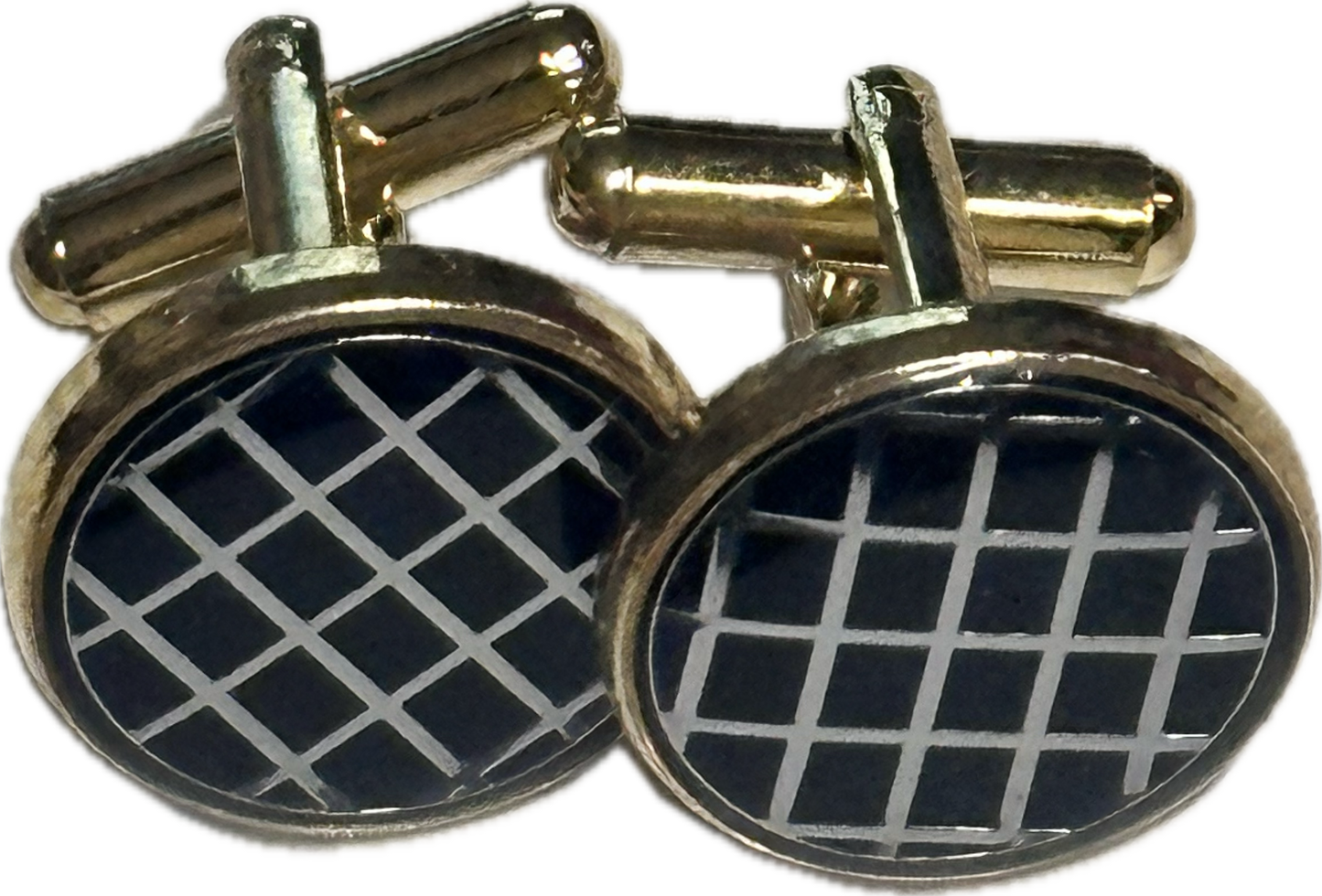 MAD MEN: Pete Cambell's Season 2 Mid-Century Cufflinks & Business Card