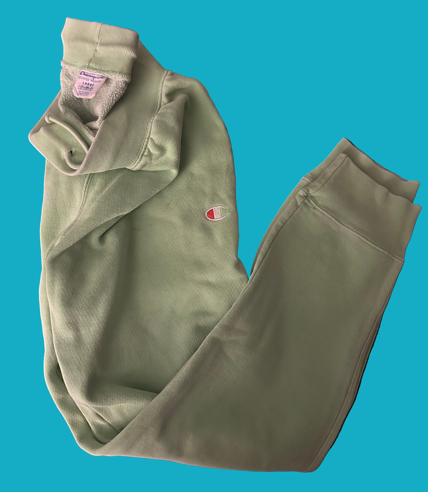 BALLERS: Reggie’s HERO CHAMPION Cotton green Athletic Pants (XL)