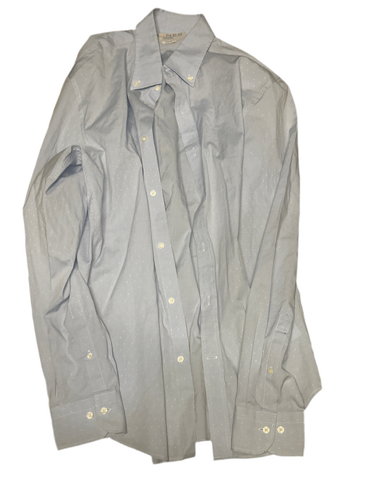 BONES: Agent Sweets’ HERO Blue Button Shirt (15/34)