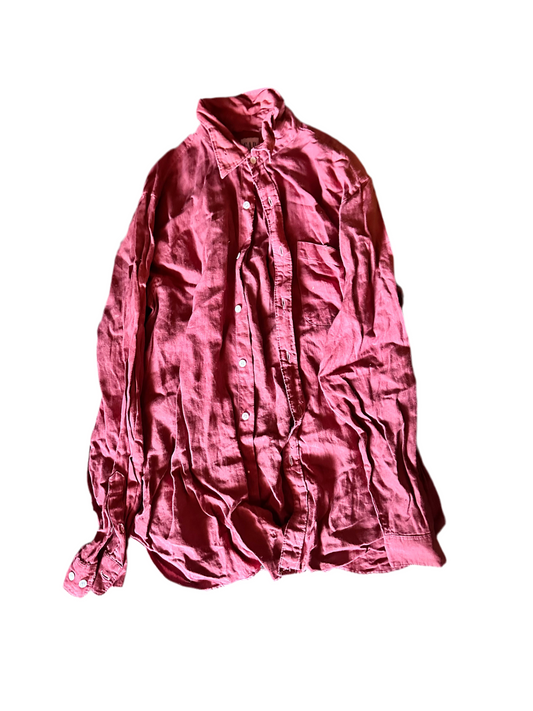 FINDING NEVERLAND MOVIE: J.M. Barrie's (Johnny Depp) HERO Red Shirt (M)