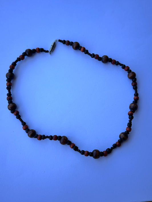 CALIFORNICATION: Becca’s HERO Brown Bead Necklace