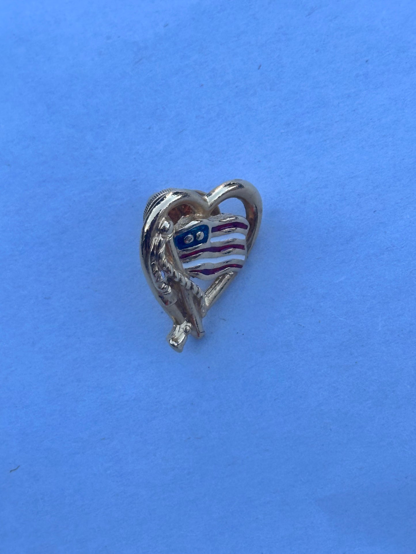 BOARDWALK EMPIRE: Margaret Schroeder’s Vintage American Heart and Pride Lapel Pin