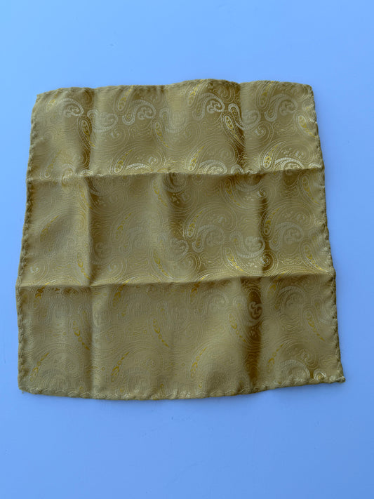 MAD MEN: Roger Sterling Mid-Century Yellow Pocket Square