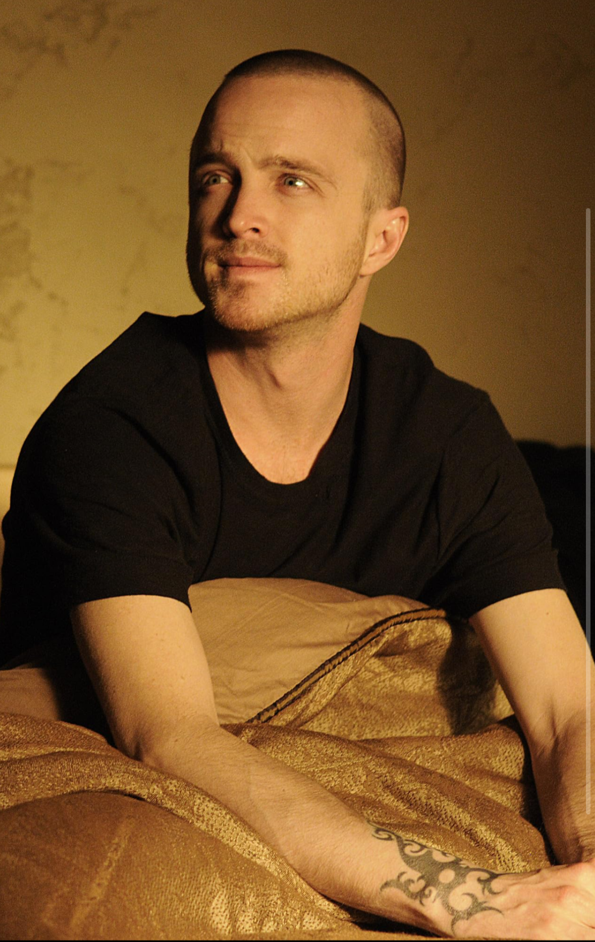 BREAKING BAD: Jesse Pinkman HERO Oversized black v-neck T-Shirt (xl)