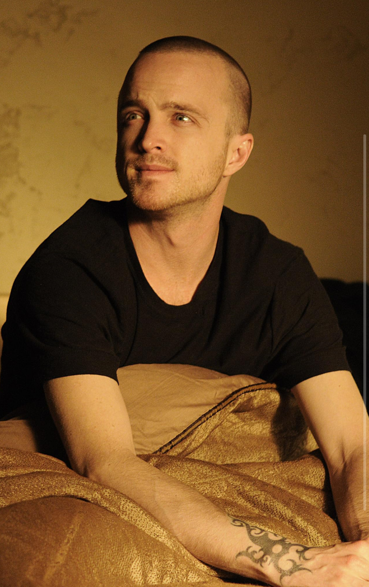 BREAKING BAD: Jesse Pinkman HERO Oversized black v-neck T-Shirt (xl)