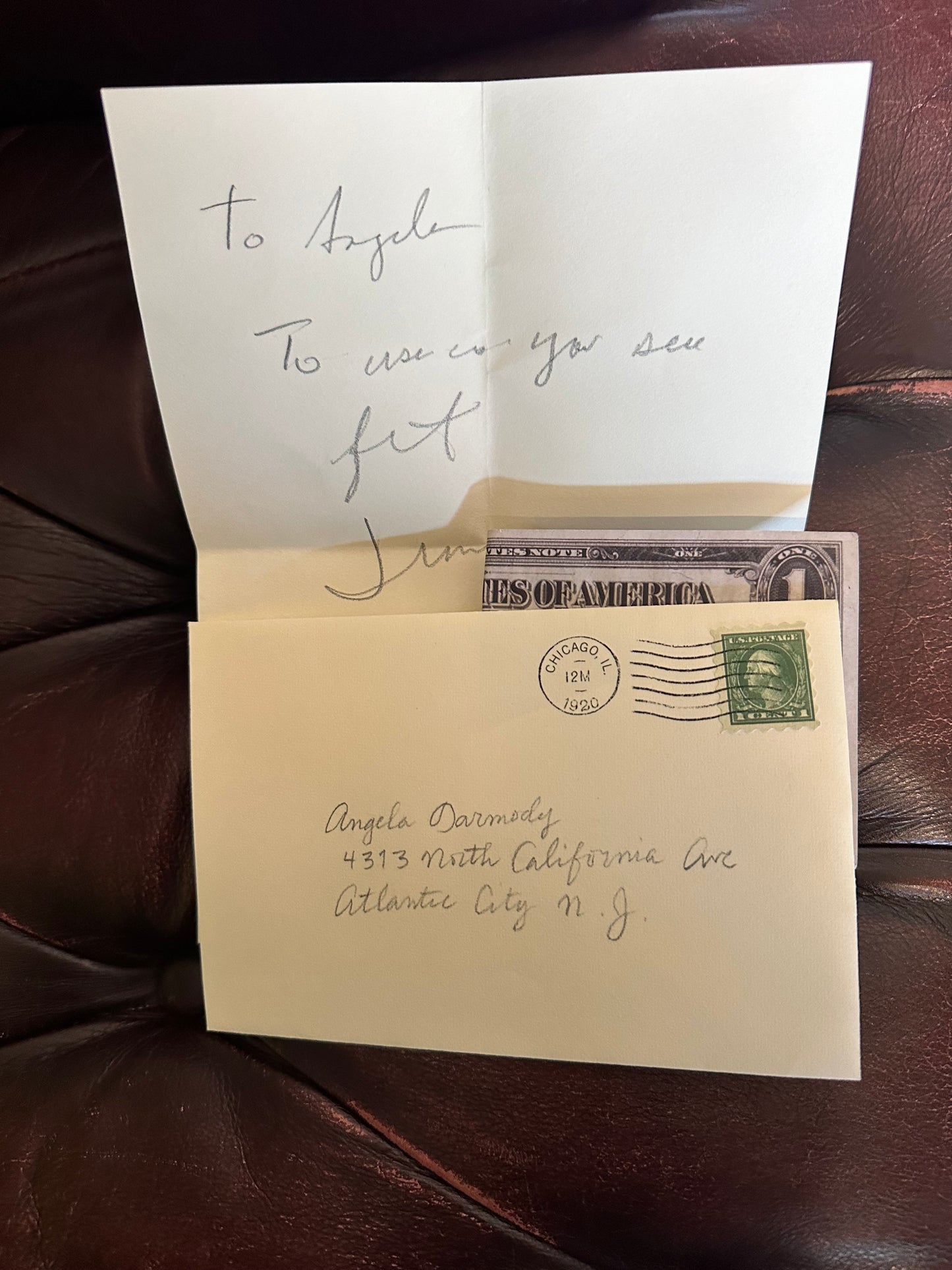 Boardwalk Empire: Jimmy Darmody’s Letter to Angela Darmody – Season 2