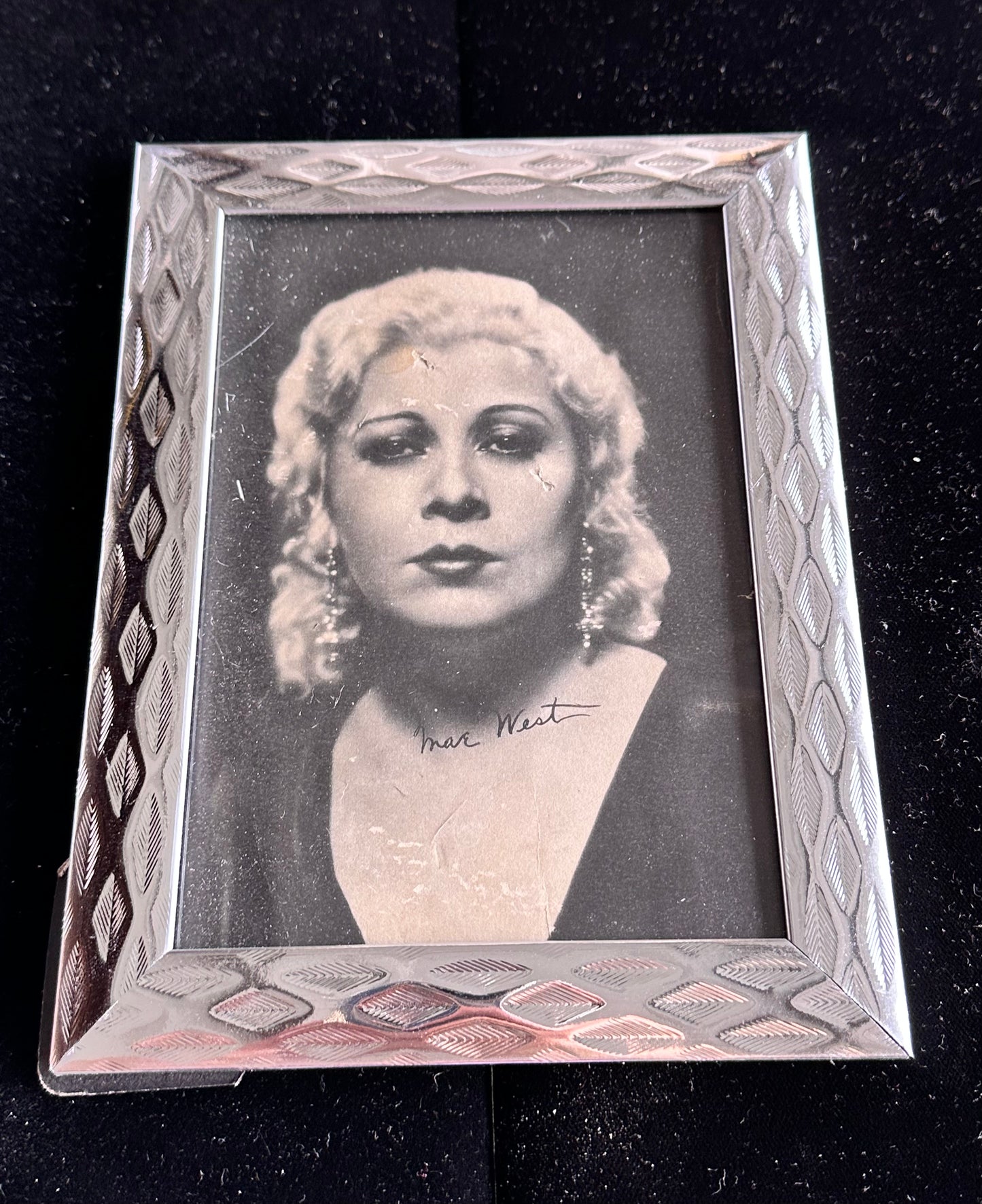 HOLLYWOOD PICTURES™: Mae West Signed Framed Picture