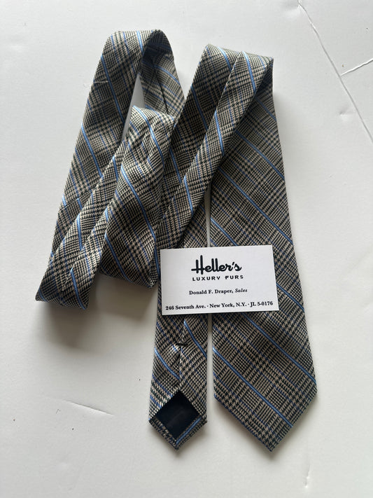 MAD MEN: Don Draper’s Necktie and Business Card