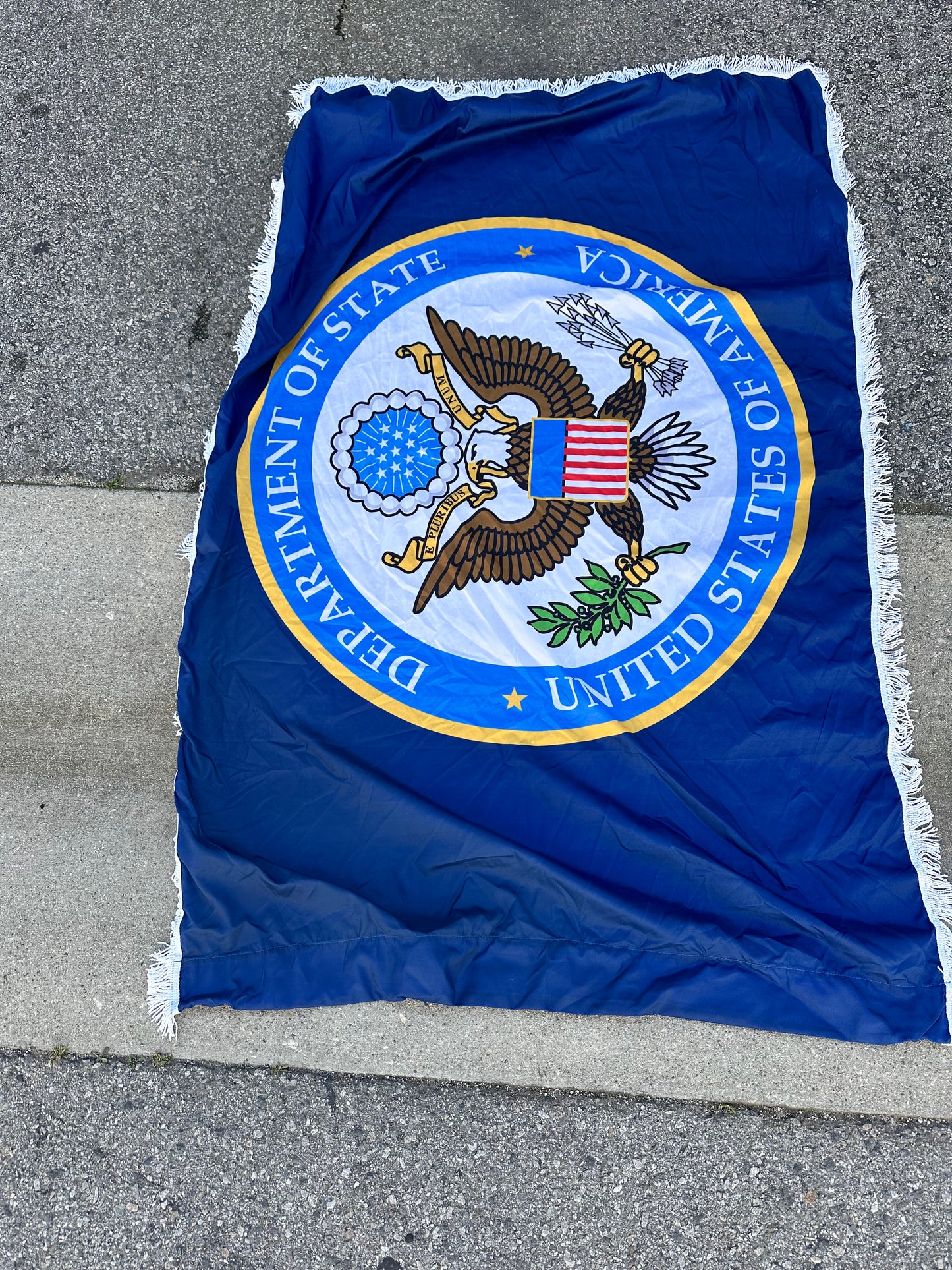 VEEP: Jonah's Whitehouse Hallway Fray Flag Set