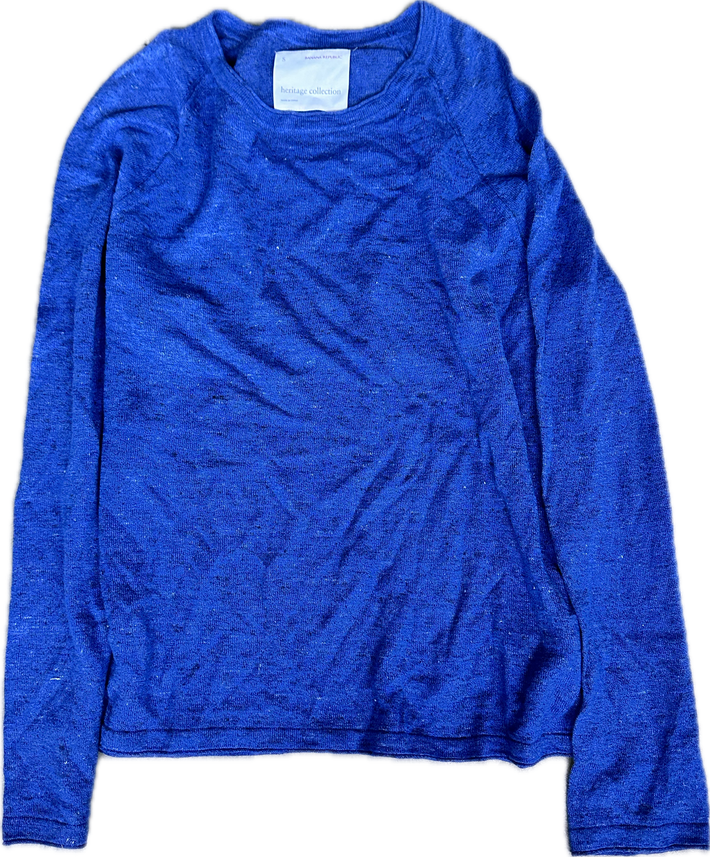 PARKS AND RECREATION: Tom Haverford’s  BANANA REPUBLIC Blue pull over Shirt (S)