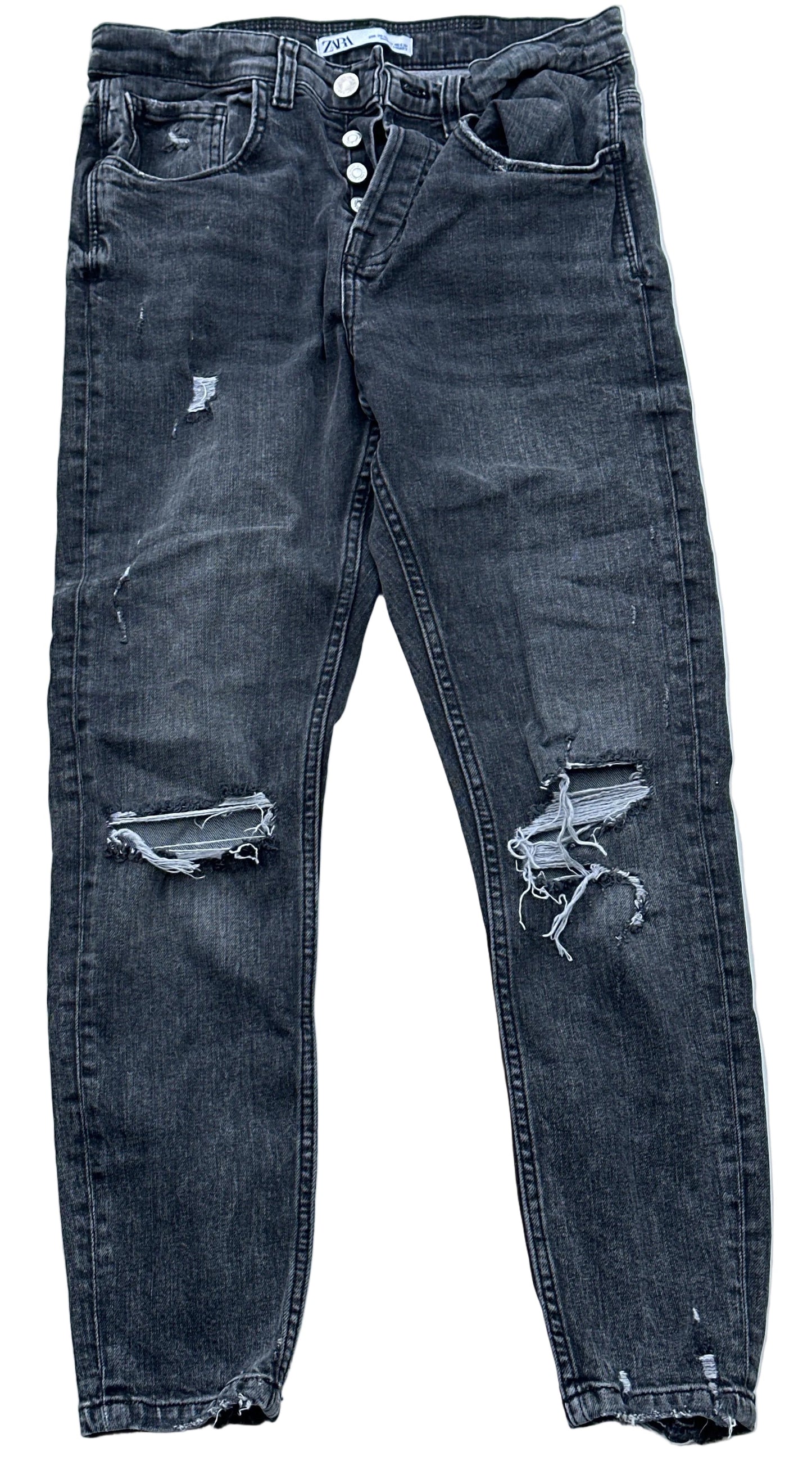 SHADES OF BLUE: Harlee's ZARA black Denim Jeans (30)