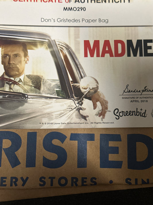 Mad Men: Don's Episode Used Gristede's Paper Bag