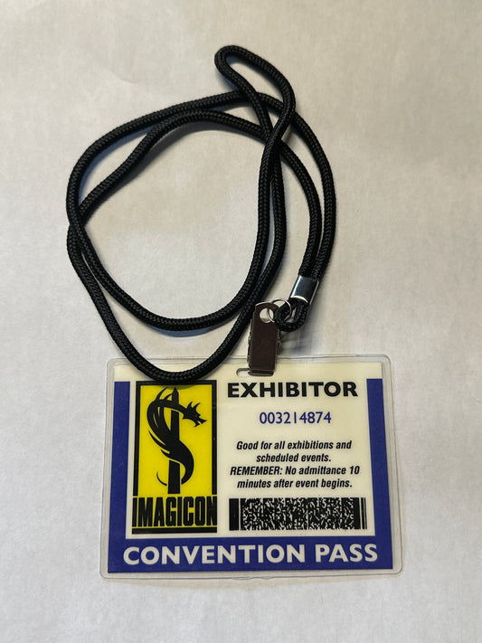 BONES: Dr Brennan HERO IMAGICON Exhibitor Convention Pass from Episode 415