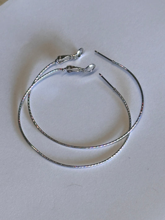 AHS Hotel: The Countess' Silver Hoop Earrings