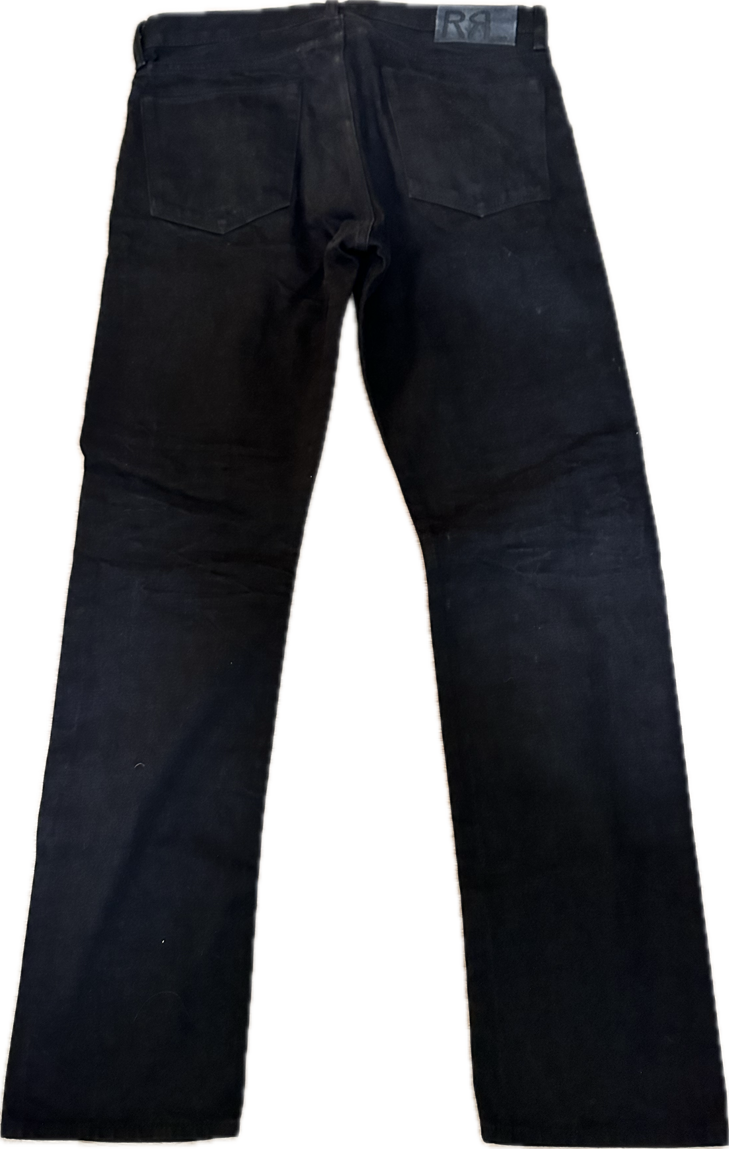 JUSTIFIED: Raylan's Black HERO RRL black Denim Jeans (33/32)
