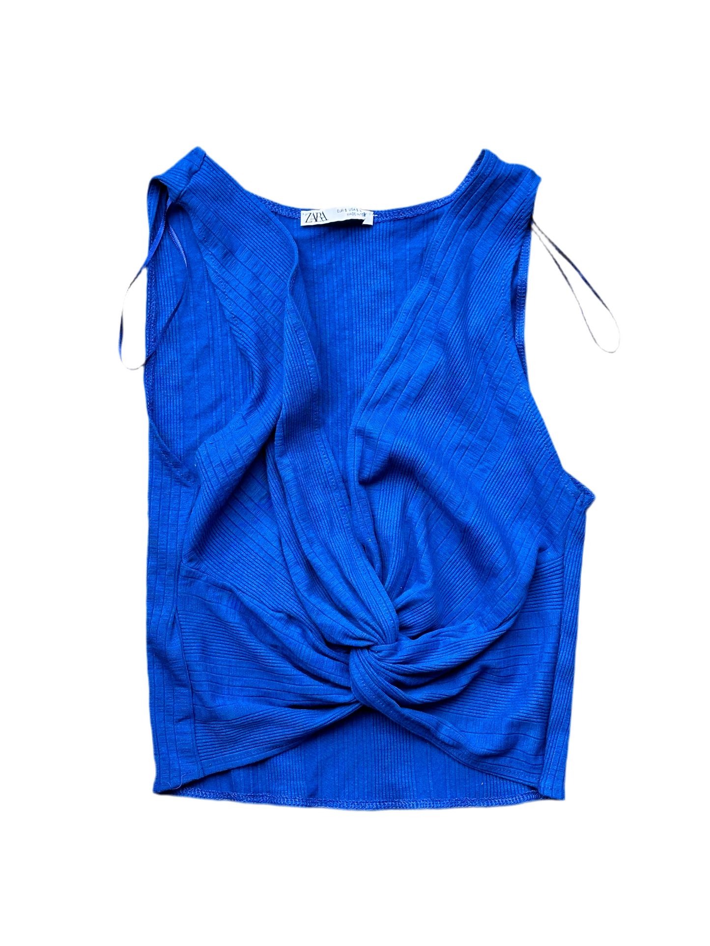 BONES: Dr Brennan ZARA blue Cotton Shirt (S)