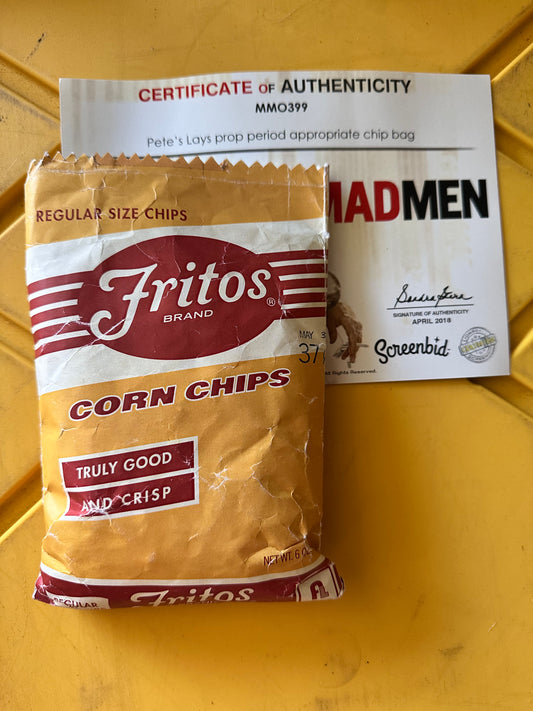 Mad Men: Pete's Small Frito’s Corn Chip Bag
