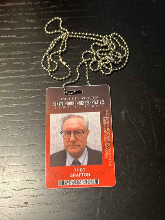VEEP: THEO GRAFTON HERO Senate & House of Representatives ID Badge
