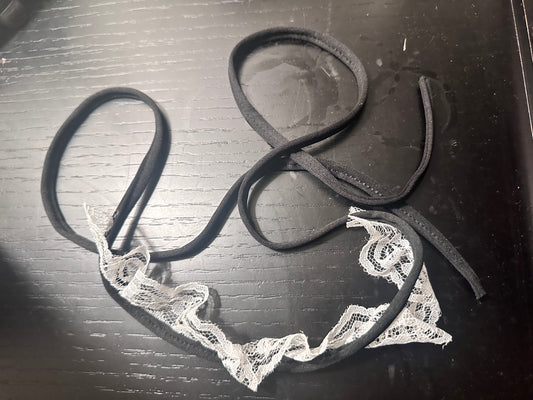 AHS Hotel: The Countess' B&W Cloth Choker Necklace