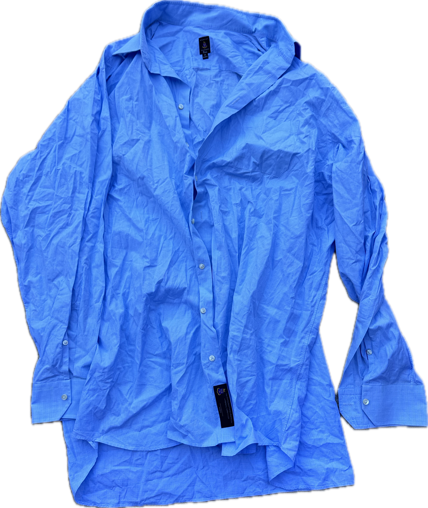 BALLERS: Spencer's Robert Talbot sky blue LS button collar Shirt (19)