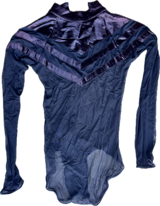 SHALL WE DANCE MOVIE: Jennifer Lopez Black One-piece Dance Top (S)