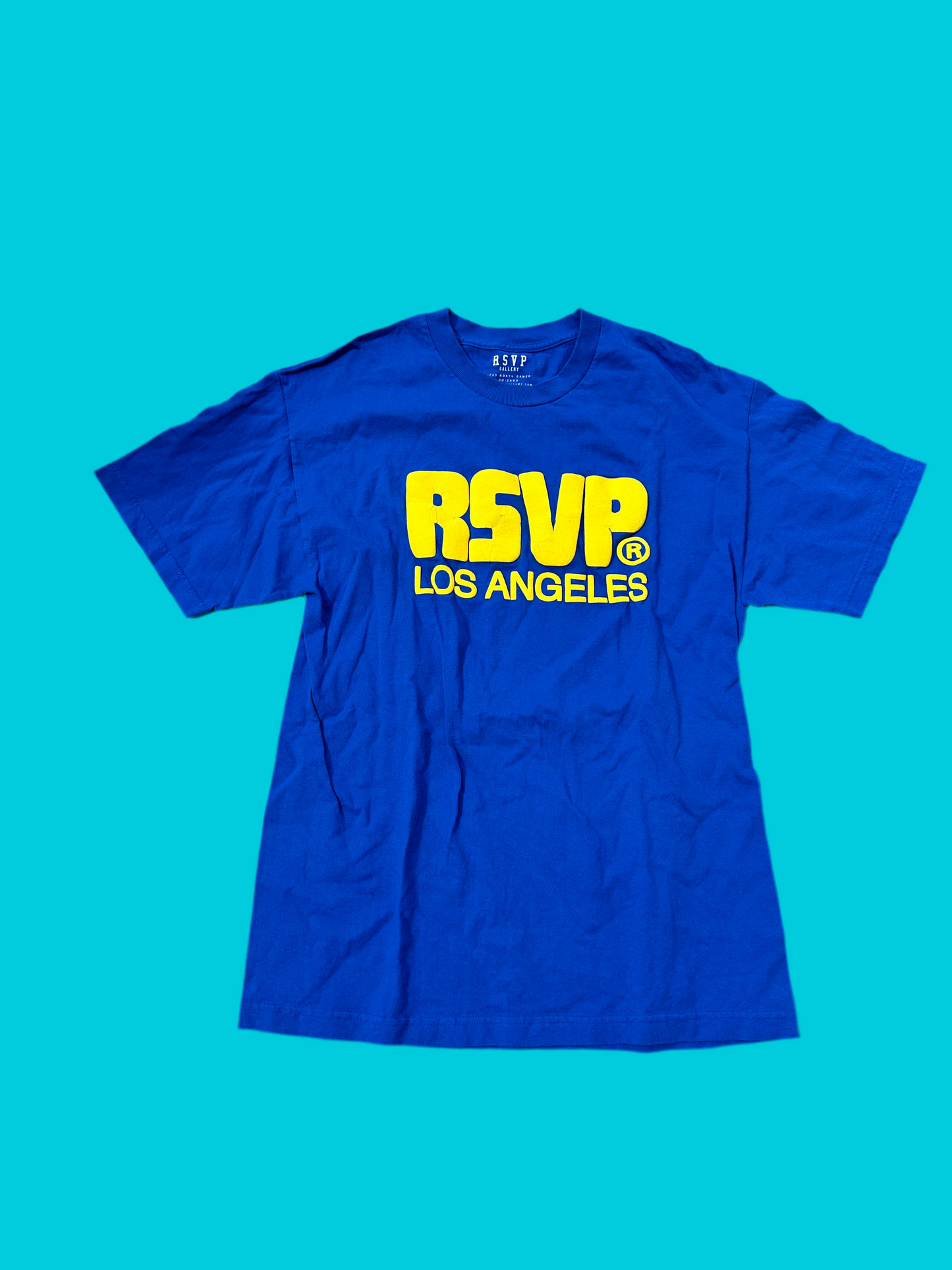 BALLERS: Ricky Jarret’s RSVP LOS ANGLES Blue T-Shirt (L)