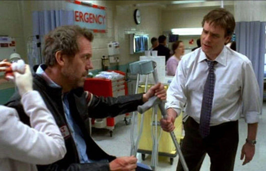 HOUSE:  Dr. Gregory House Silver Metal Cane