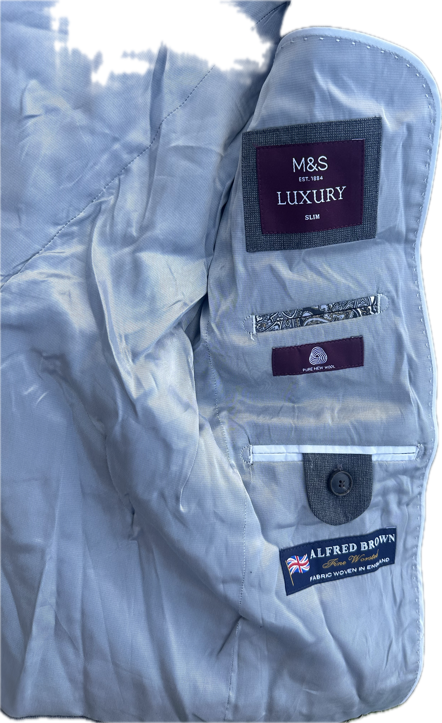 WRATH OF MAN: FBI Agent Okey’s M&S Luxury ALFRED BROWN LONDON Suit (40R | 34/31)